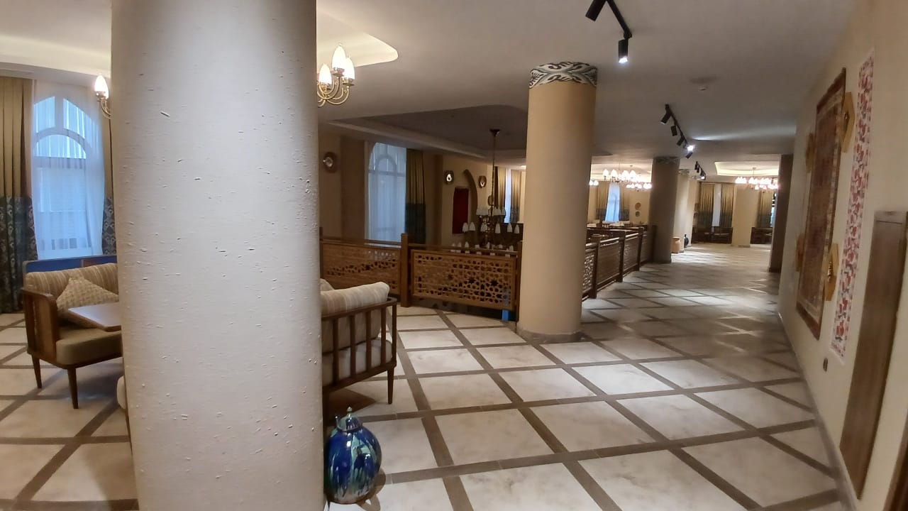 Lounge dining and gathering area